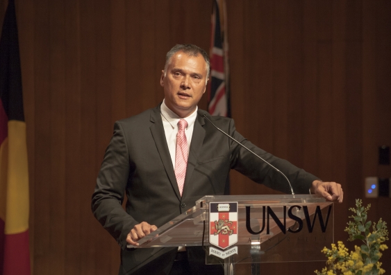 Stan Grant delivers the UNSW Wallace Wurth Lecture