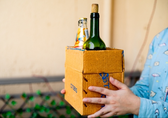 A third of those who used an alcohol delivery service to extend a home drinking session indicated they would have stopped if the option wasn’t available. Photo: Memories Over Mocha / Shutterstock.