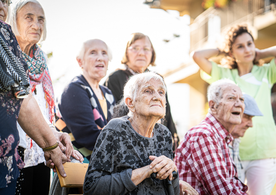 Professor Hugman says there needs to be an emphasis placed on the expression of positive values about how to treat and view elderly people as human beings.  Image: Shutterstock.