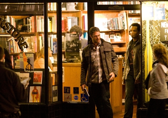Actor Taylor Kinney leaving the much loved City Lights Bookstore, San Francisco. Kanaka Menehune/Flickr, CC BY-NC