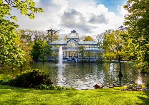 Retiro Park in Madrid is one of the international parks and gardens found to harbour important microbes. Photo: Shutterstock.