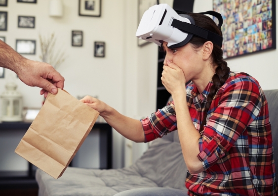 Has a virtual reality session ever left you feeling woozy? Cybersickness can leave you feeling nauseous and dizzy, just like seasickness or carsickness. Photo: Shutterstock.