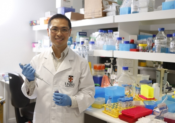 Lead author of the study Dr Jason Wong, group leader of Bioinformatics and Integrative Genomics at UNSW’s Lowy Cancer Research Centre (Photo: Quentin Jones/UNSW Media)