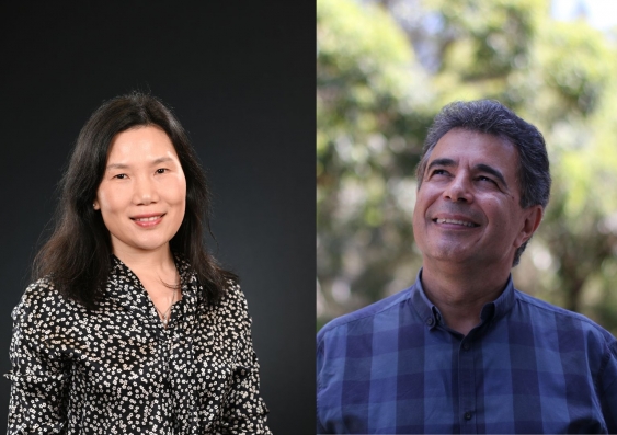 Professor Xiaojing Hao and Professor Nasser Khalili are Fellows of the Australian Academy of Technological Sciences and Engineering. Photo: UNSW.