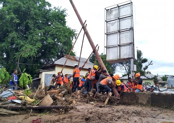 Eastern Indonesia has recently experienced landslides and flash floods from torrential rains. AP Photo/Rofinus Monteiro