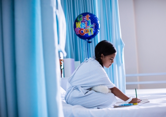 Children hospitalised due to chronic conditions often fall through the gaps when it comes to extra academic support. Photo: Shutterstock.