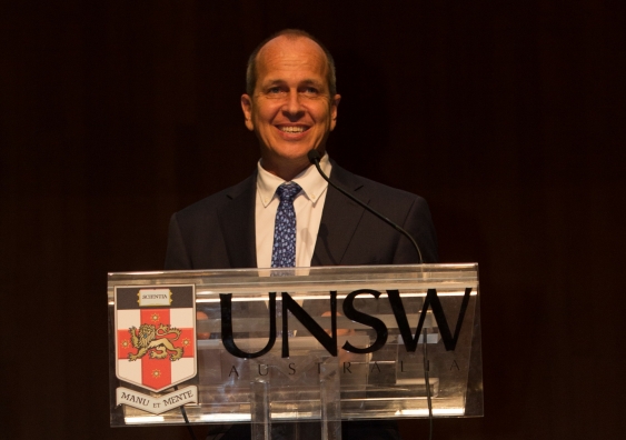 Peter Greste Delivers the 2016 UNSW Gandhi Oration 'Journalism in the Age of Terror'. Photo: Stephen Walton