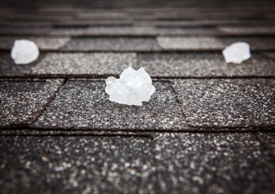 Hail is expected to be more severe when it does occur, because there will be more instability in the atmosphere which can lead to the formation of much larger hailstones. Image: Shutterstock.