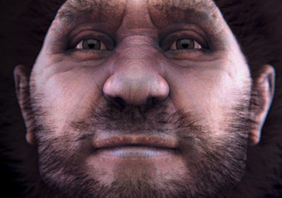 Facial reconstruction of Homo erectus from China. Wikimedia Commons, CC BY-SA
