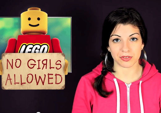 Blogger and media critic Anita Sarkeesian in a Feminist Frequency video. from www.feministfrequency.com