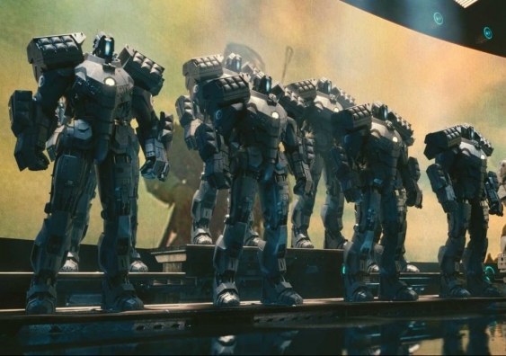The military robots in Marvel’s Iron Man 2 might not be so far from reality. Marvel Studios/Paramount Pictures