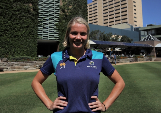 UNSW Law student and Australian water polo representative Amy Ridge is disappointed about the postponement of the Tokyo Olympics, but is staying motivated by stepping up her home training regime.