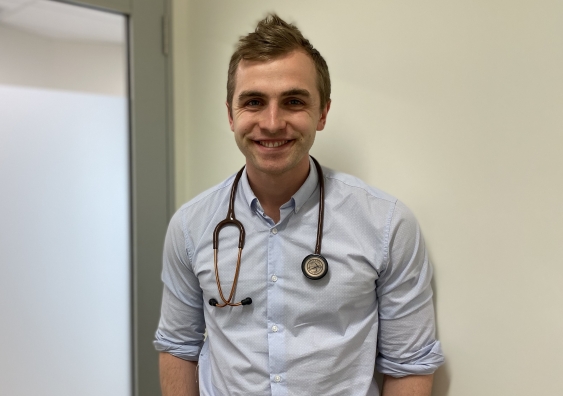 Dr Matthew Lennon found the community, the hospital and the lifestyle in Wagga wonderful – so much that he wanted to come back as a doctor.