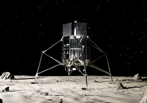 Mining the moon's resources could lead to longer or deeper space expeditions and exploration missions. Image: ispace