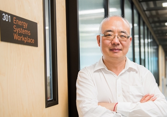 Professor Joe Dong is passionate about enhancing the reliability and economic efficiency of electricity supply networks. Photo: UNSW Digital Grid Futures Institute