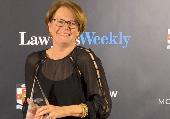 Associate Professor of Law Justine Nolan received the Academic of the Year award at the 19th Annual Lawyers Weekly Australian Law Awards held Friday at the Star in Sydney