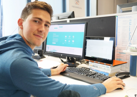 Student Kurt Walkom is one of the creative minds behind Pearler Investments.