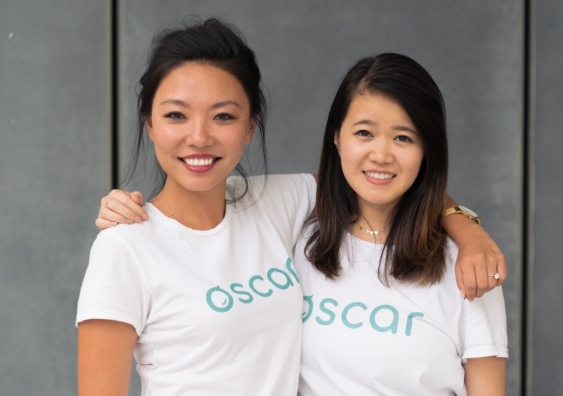 Share with Oscar co-founders Lisa Qi (left) and Louise Chen.