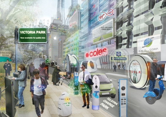 Designing the Future, a CRCLCL project envisioning low carbon cities of the future. Image: Supplied.