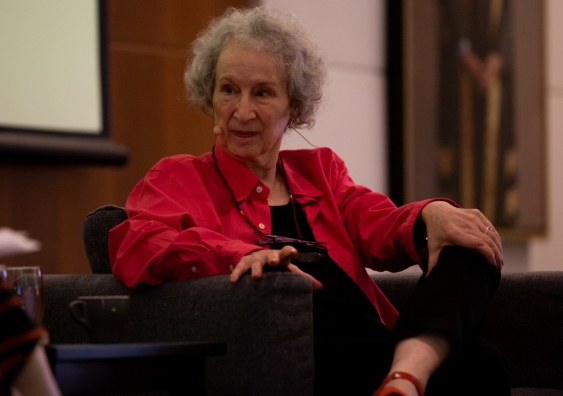 Margaret Atwood at UNSW Sydney. Photo: Louise Reily
