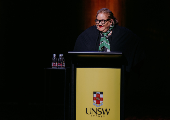 UNSW Scientia Professor Megan Davis has been included on the esteemed TIME100 Next List, recognising rising stars shaping the future of their fields and defining the next generation of leadership. Photo: UNSW Media