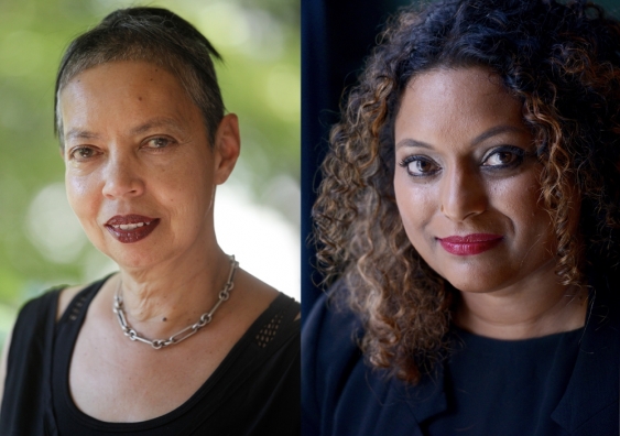 Authors Michelle de Kretser (left) and Roanna Gonsalves. Photos: Mayu Kanamori, Kathy Luu.