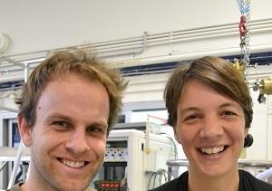 Holger Büch and Professor Michelle Simmons
