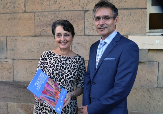The NSW Minister for Mental Health, Pru Goward and UNSW’s Chair in Intellectual Disability Mental Health, Professor Julian Trollor (Photo: UNSW Media).
