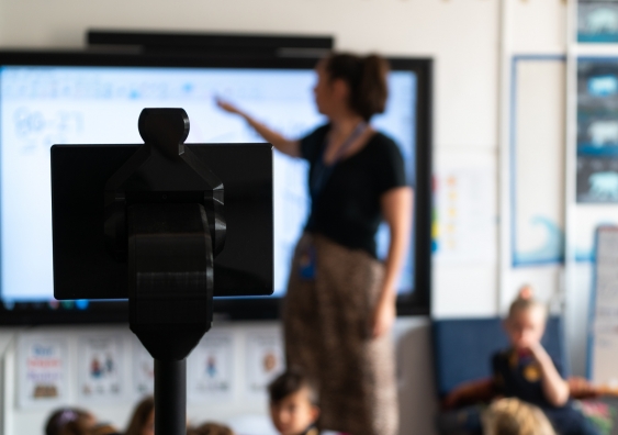 Back to school time: remote-controlled robots are giving children with serious illness the chance to interact with their school and classmates again. Photo: The Story Mill.