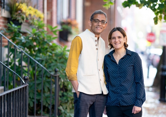 Professor Abhijit Banerjee and Professor Esther Duflo, Massachusetts Institute of Technology.