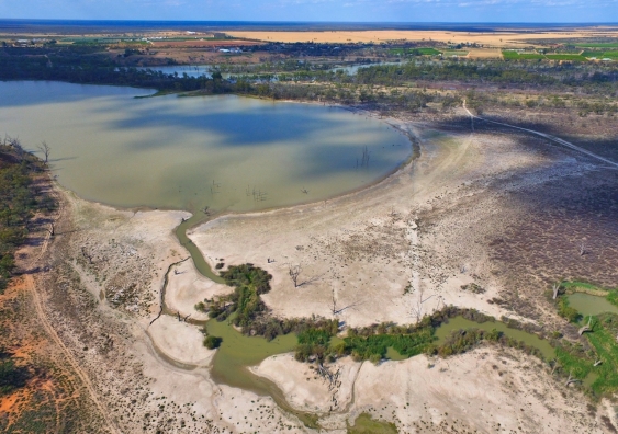 The Murray Darling Basin during drought. Photo: Shutterstock