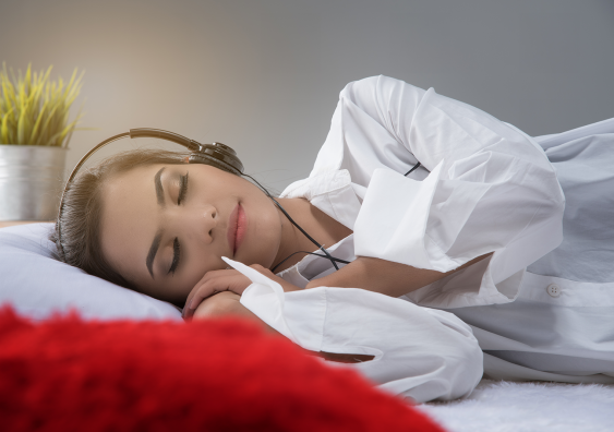 Music can help people get a better night's sleep, says PhD student Thomas Dickson.