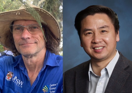 Professor David Keith and Scientia Professor Liming Dai have been elected Fellows by their peers for ground-breaking research. Photo: UNSW.