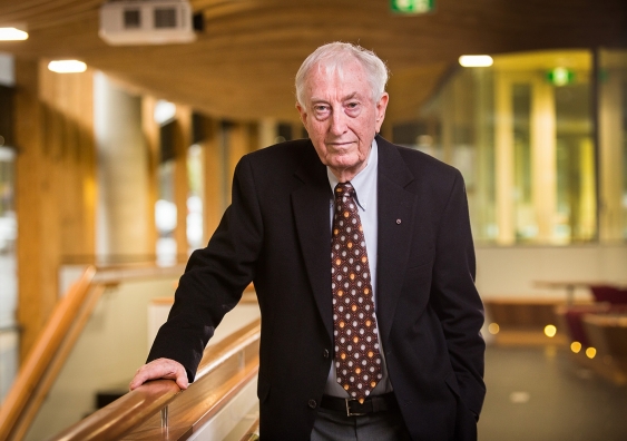 "I'm looking forward to my booster shot because like a lot of people, I think I have become terrified of other human beings," said Laureate Professor Peter Doherty. Photo: The Peter Doherty Institute