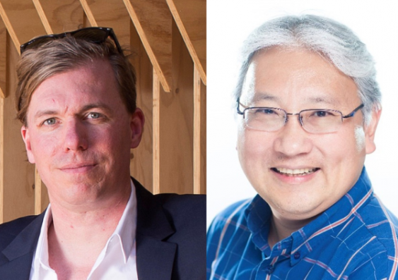 Associate Professor Matthias Haeusler and Professor Guan Heng Yeo have been awarded $9.8m to build workforce capacity in the nation’s architectural sector and develop novel solutions to protect Australia’s infrastructure from fires. Photo: UNSW