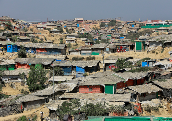 A refugee camp in Bangladesh for Rohingya who have fled persecution in neighbouring Myanmar. Image: Shutterstock.