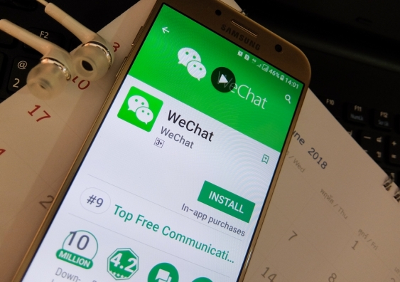 WeChat is an all-in-one social media platform that combines services such as those offered by WhatsApp, Facebook, Uber and Apple Pay. Image from Shutterstock