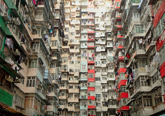 High density housing in Hong Kong. Image: Shutterstock