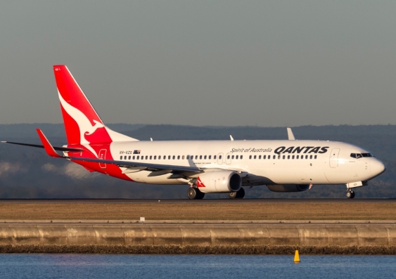 The Boeing 737 is a workhorse for many airlines, including Qantas. Image from Shutterstock