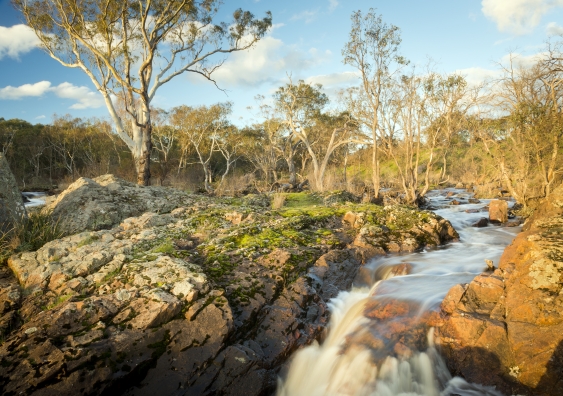 River flows through countryside on its way to Nigretta Falls in Western Victoria, Australia. Image: Shutterstock