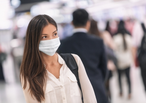 The WHO is telling health authorities that based on the current strength of evidence, they should recommend masks to the general public where social distancing isn’t possible. Photo: Shutterstock
