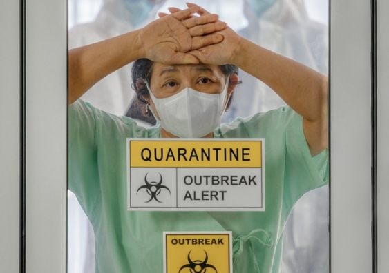 The greatest impact in the fight against coronavirus is social distancing, enhanced testing and quarantine. Image from Shutterstock