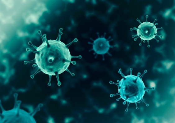 Artist impression of the COVID-19 virus. Image: Shutterstock.