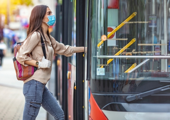 Catching a public bus, riding a bike to work, lobbying politicians for change and buying goods that will last are just some of the decisions people can make to reduce their emissions. Photo: Shutterstock.