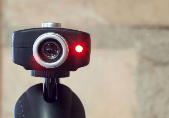 In most cases, a red or green light appears when our webcam is turned on but some Trojans files allow hackers to bypass this function - meaning they could be watching you through the camera without you knowing. Image: Shutterstock