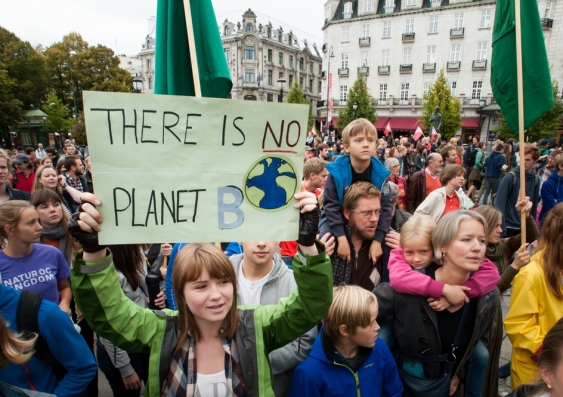 Young people around the world are joining the climate strike movement. Image from Shutterstock