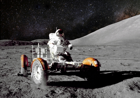 NASA has committed to sending people to the Moon again by 2024. Image from Shutterstock/NASA