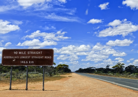 Some Australian roads are very straight, as has been the trajectory of our economic policy for more than 30 years. Image from Shutterstock
