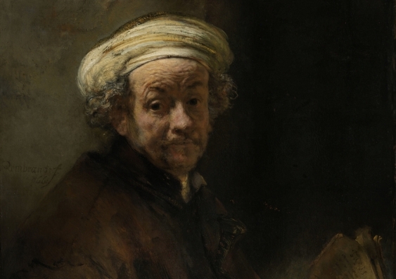 Detail from Self Portrait as the Apostle Paul, Rembrandt Harmensz. van Rijn, 1661. Image: Shutterstock