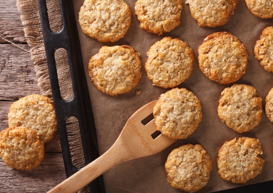 The precise origin of ANZAC biscuits is still hotly contested by historians - as well as by bakers. Image from Shutterstock